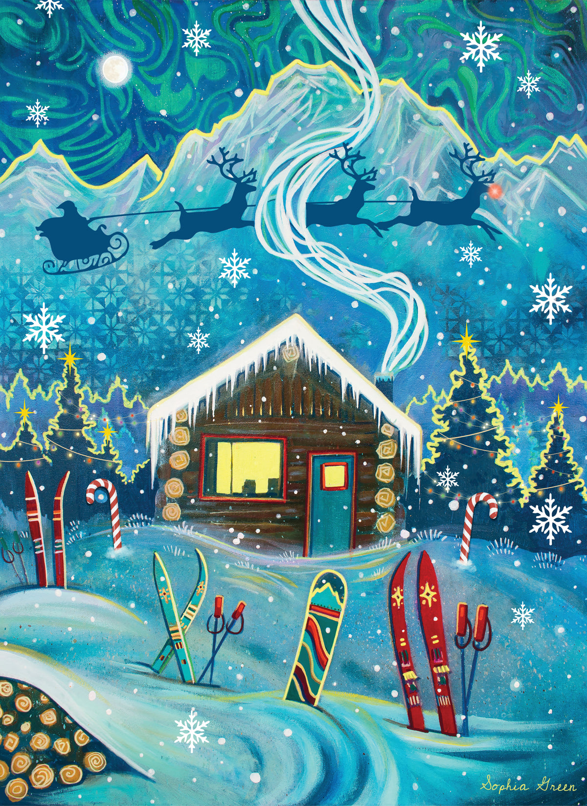 "YULETIDE GETAWAY" 1000 Piece Puzzle