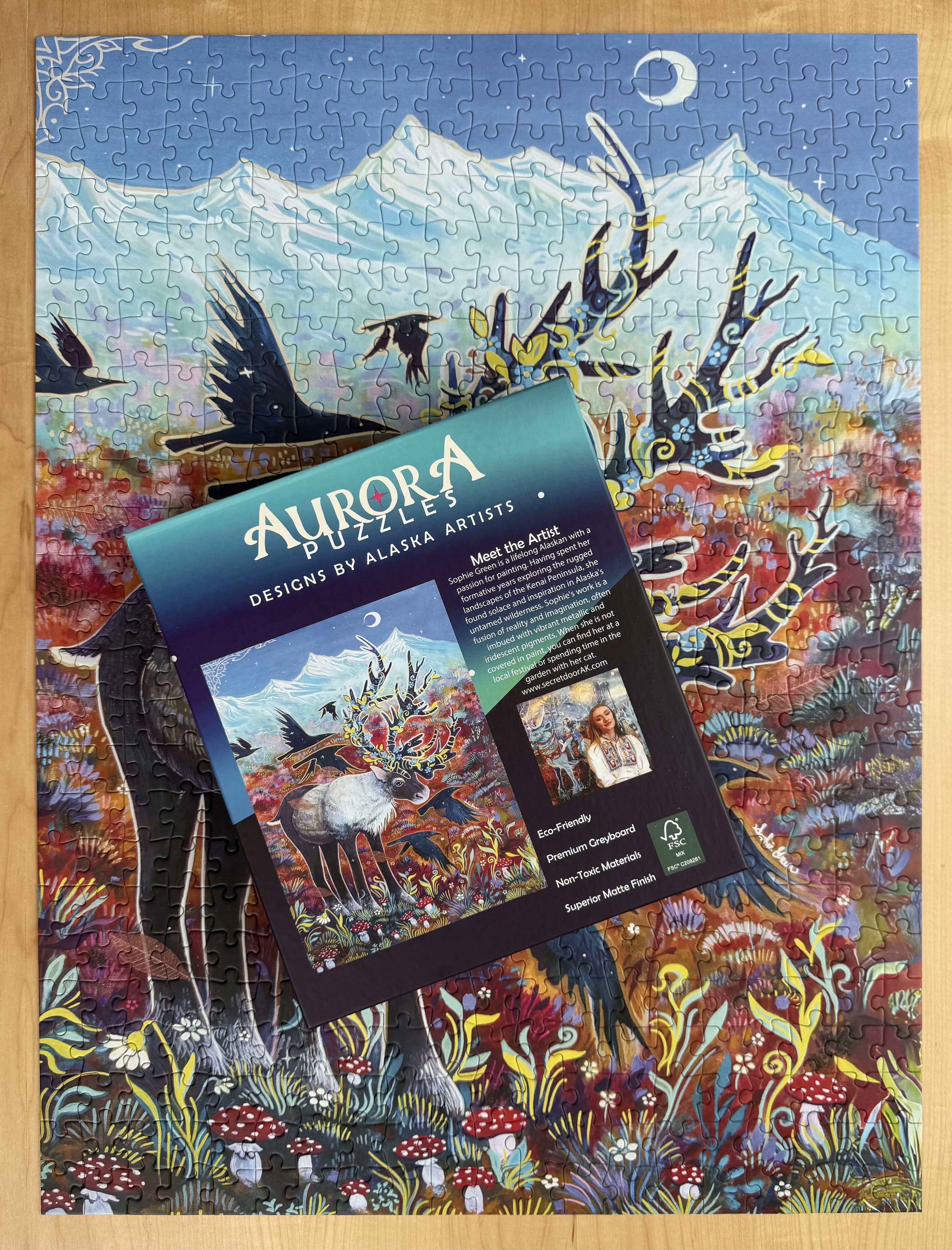 "CURIOUS CARIBOU" 500 Piece Puzzle