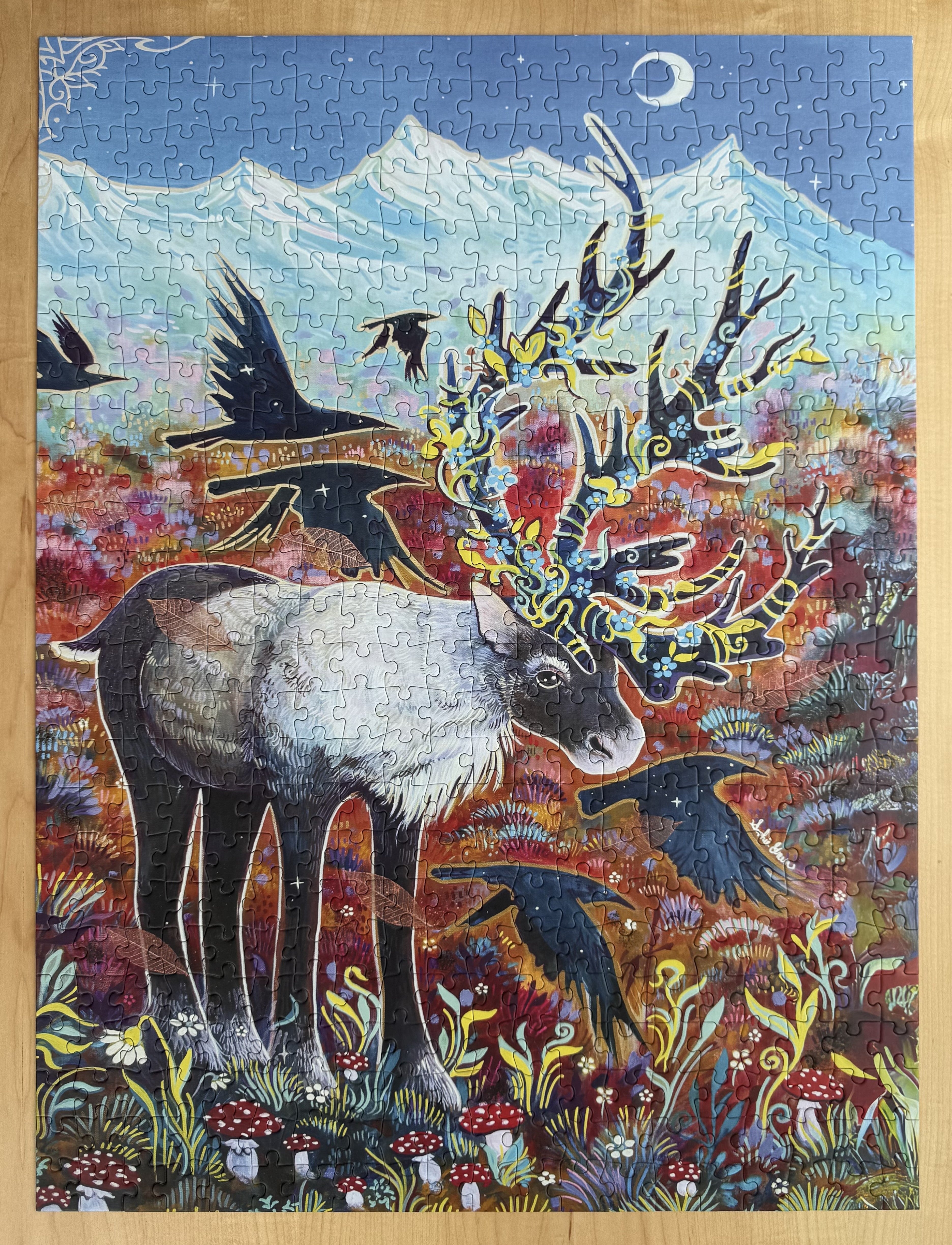 "CURIOUS CARIBOU" 500 Piece Puzzle