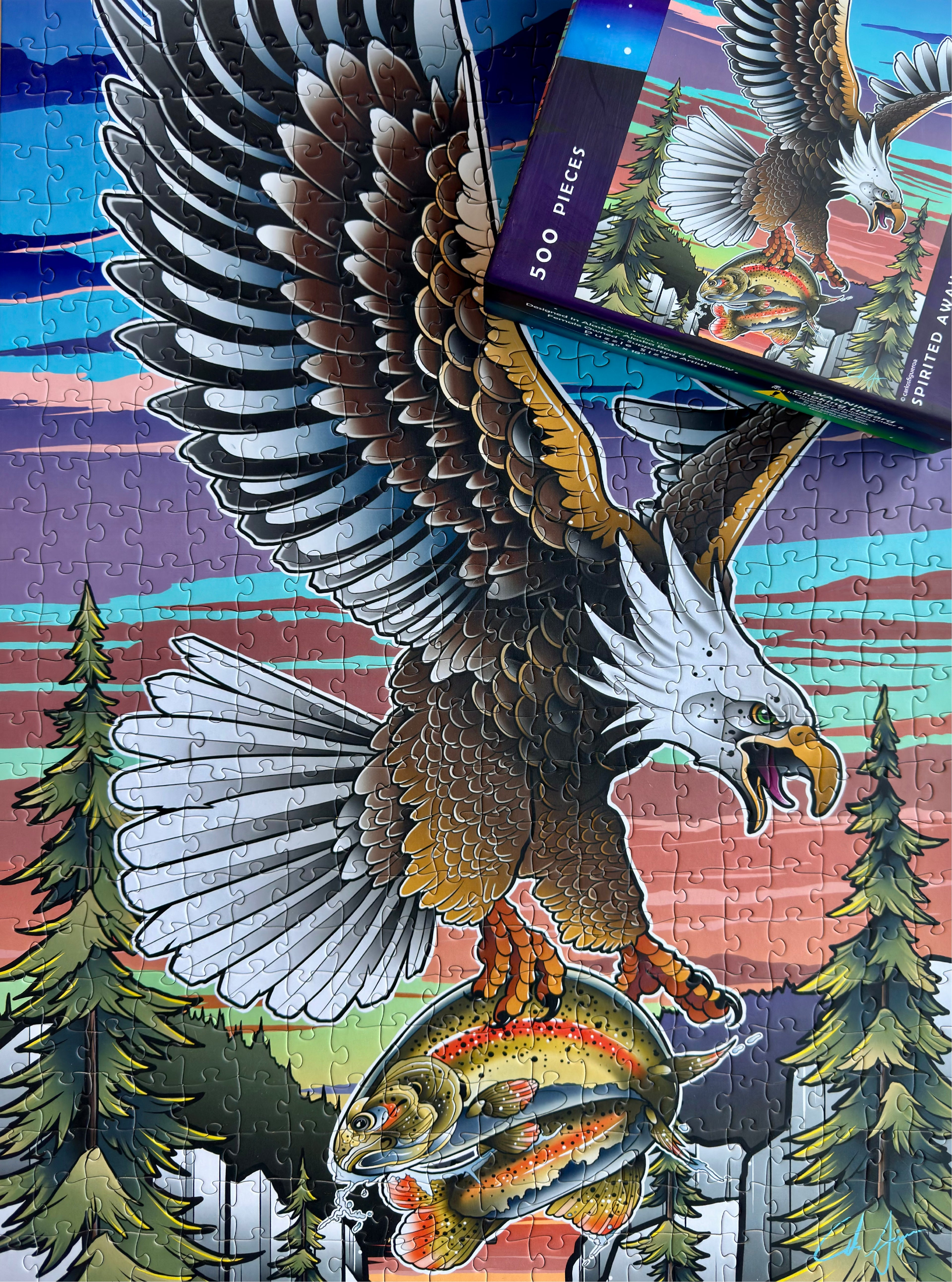 Fins and Beaks 4 Puzzles (500 Pieces)
