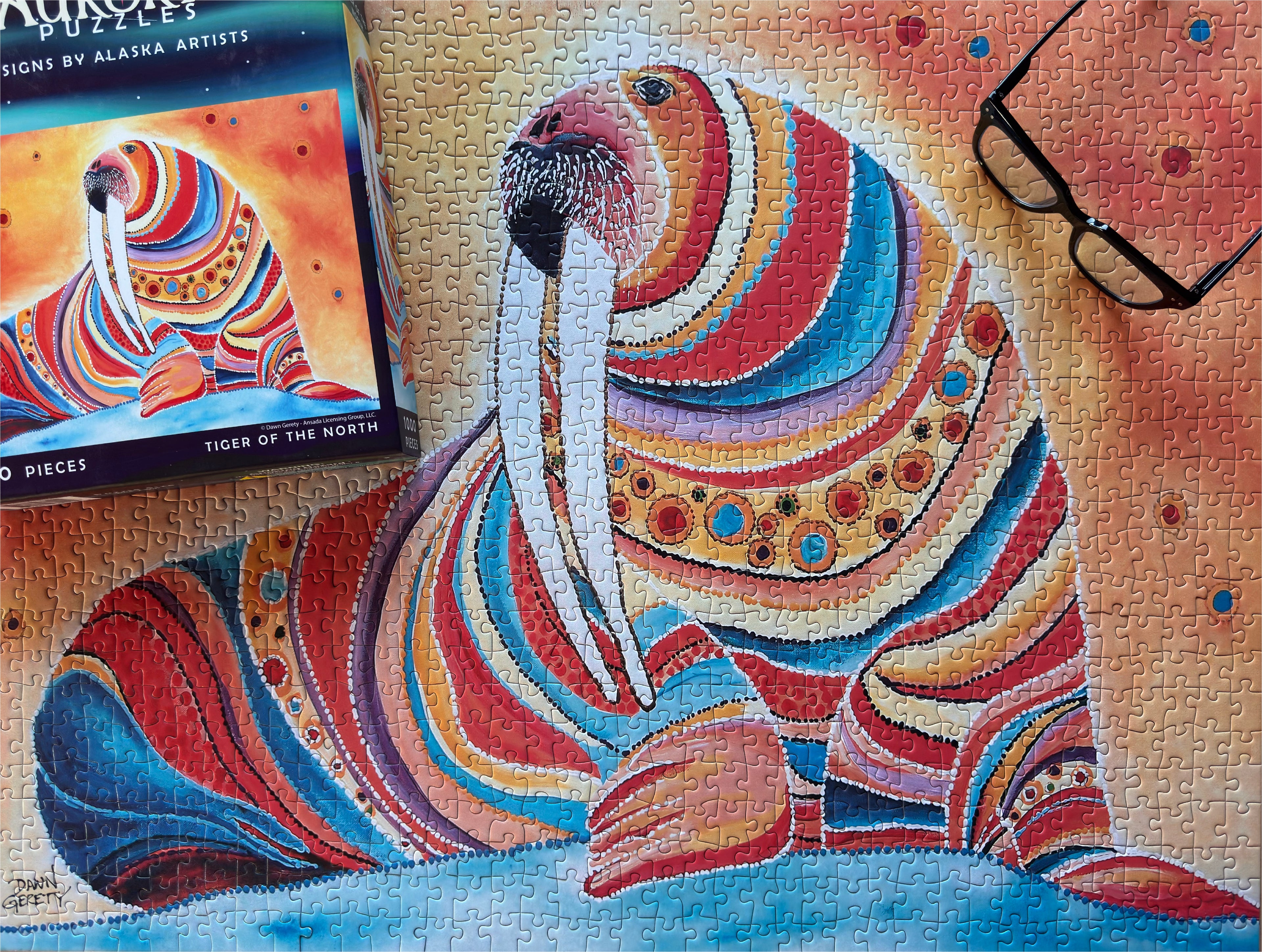 "TIGER OF THE NORTH" 1000 Piece Puzzle
