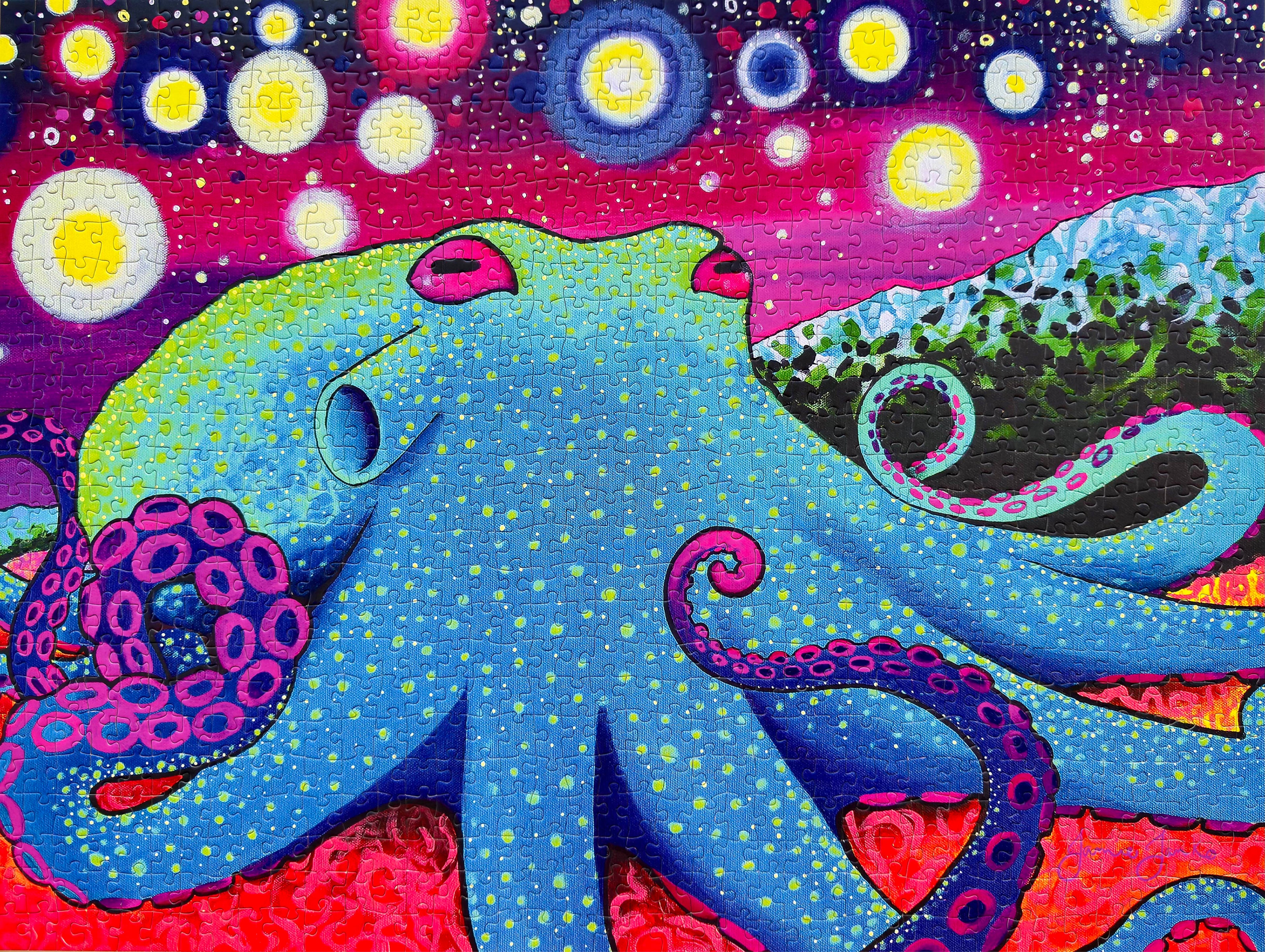 "STARRY OCTOPUS" 1000 Piece Puzzle