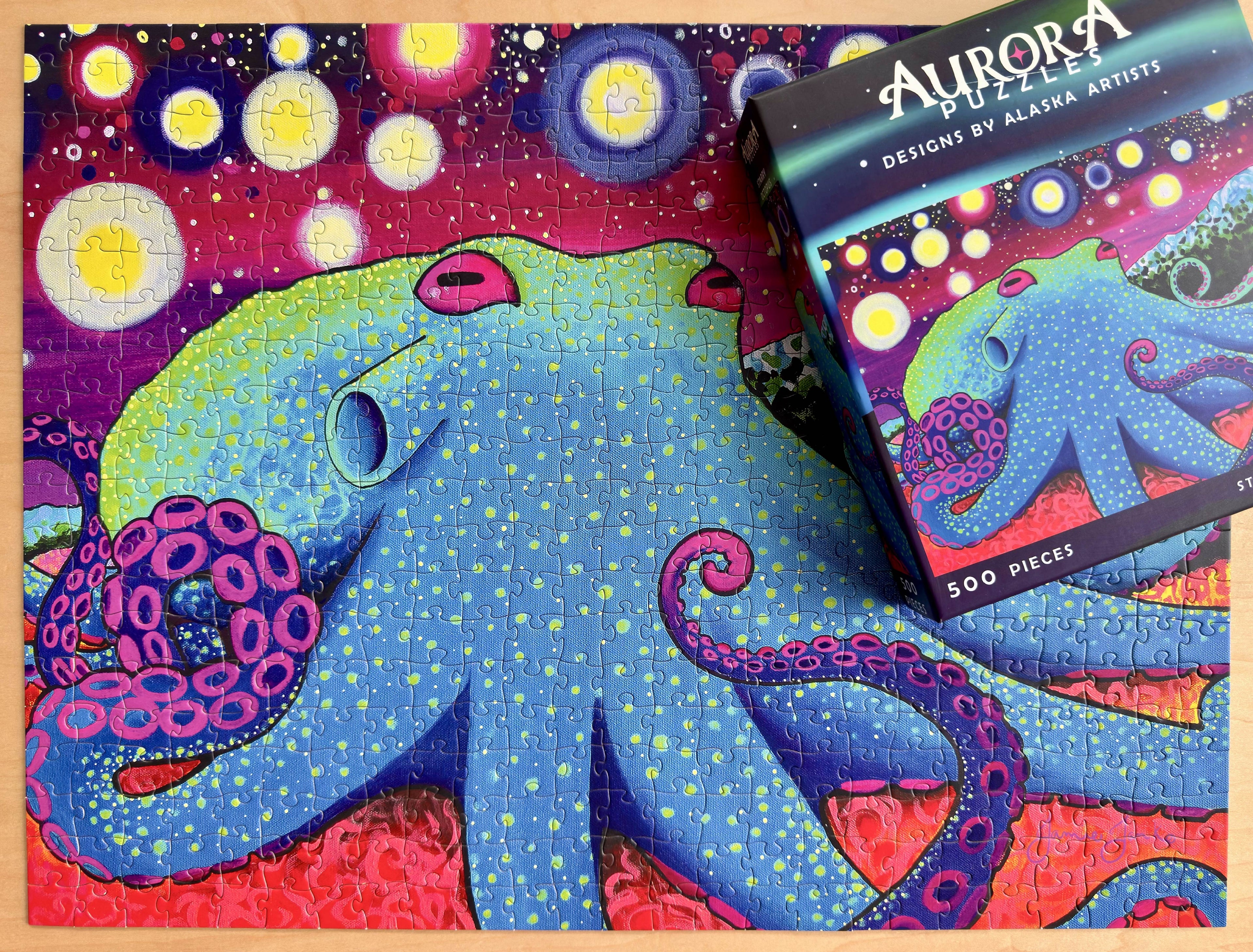 Aquatic Collection 4 Puzzles (500 Pieces)