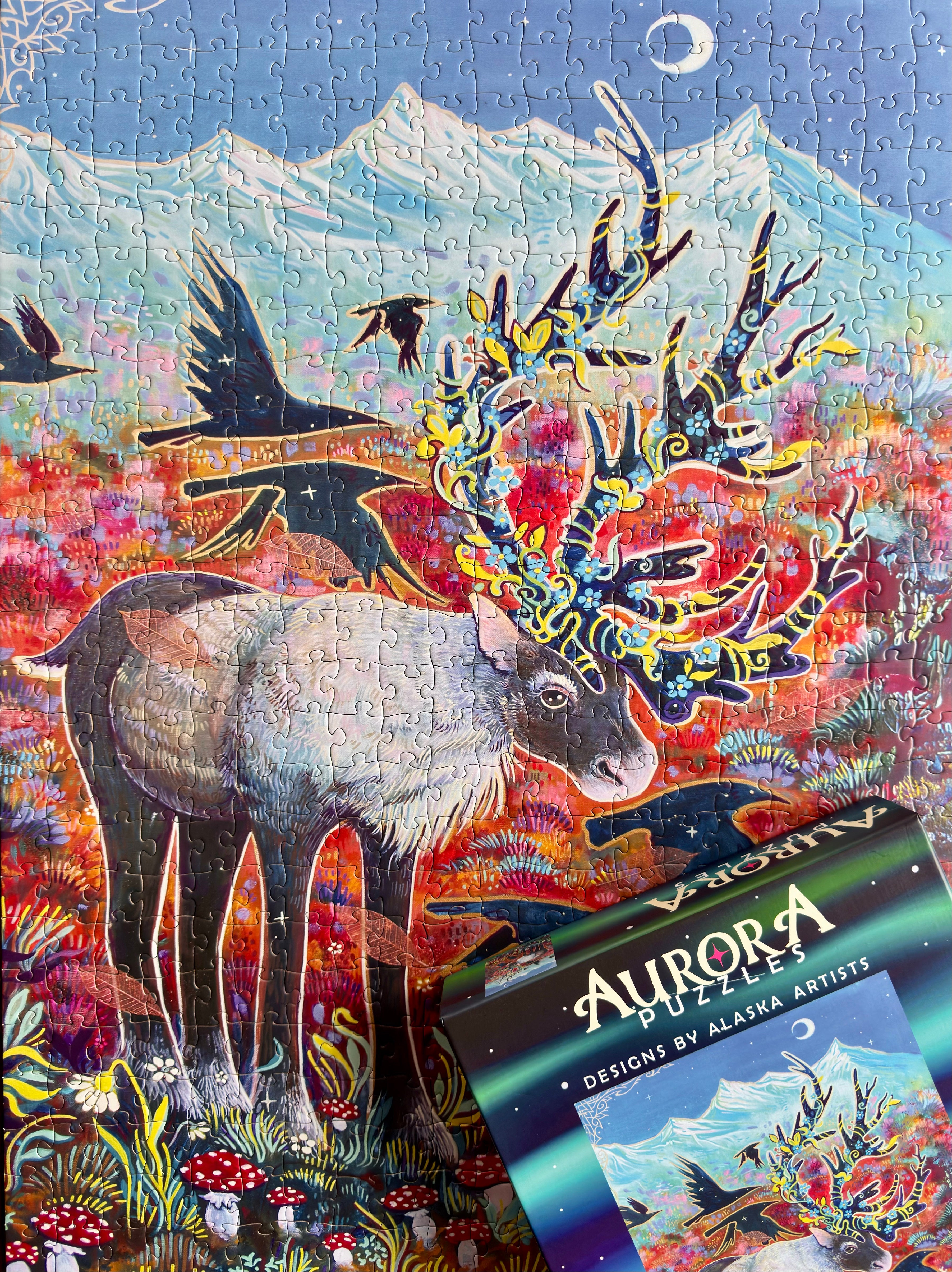 "CURIOUS CARIBOU" 500 Piece Puzzle