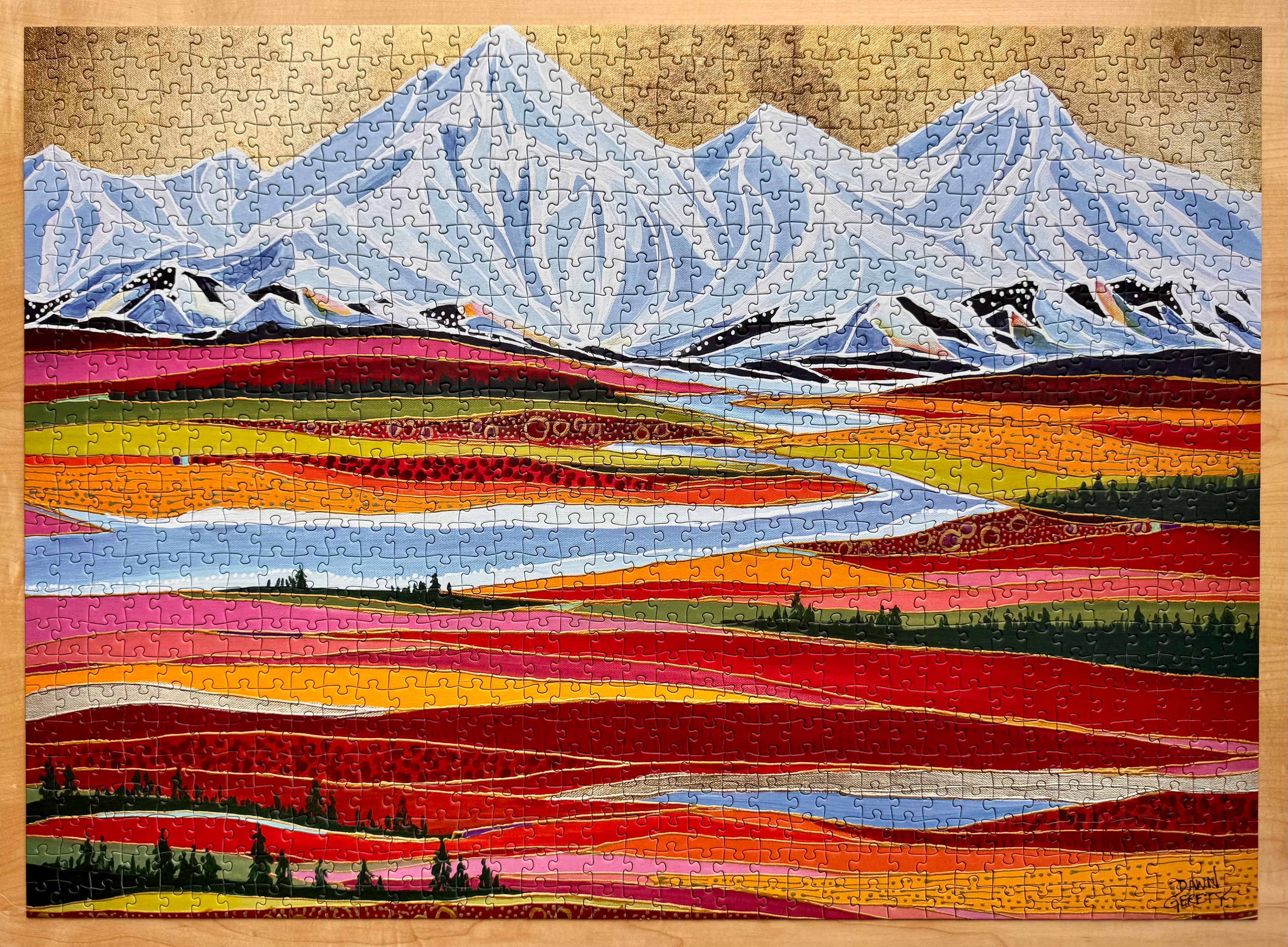 "DENALI FOOTHILLS" 1000 Piece Puzzle