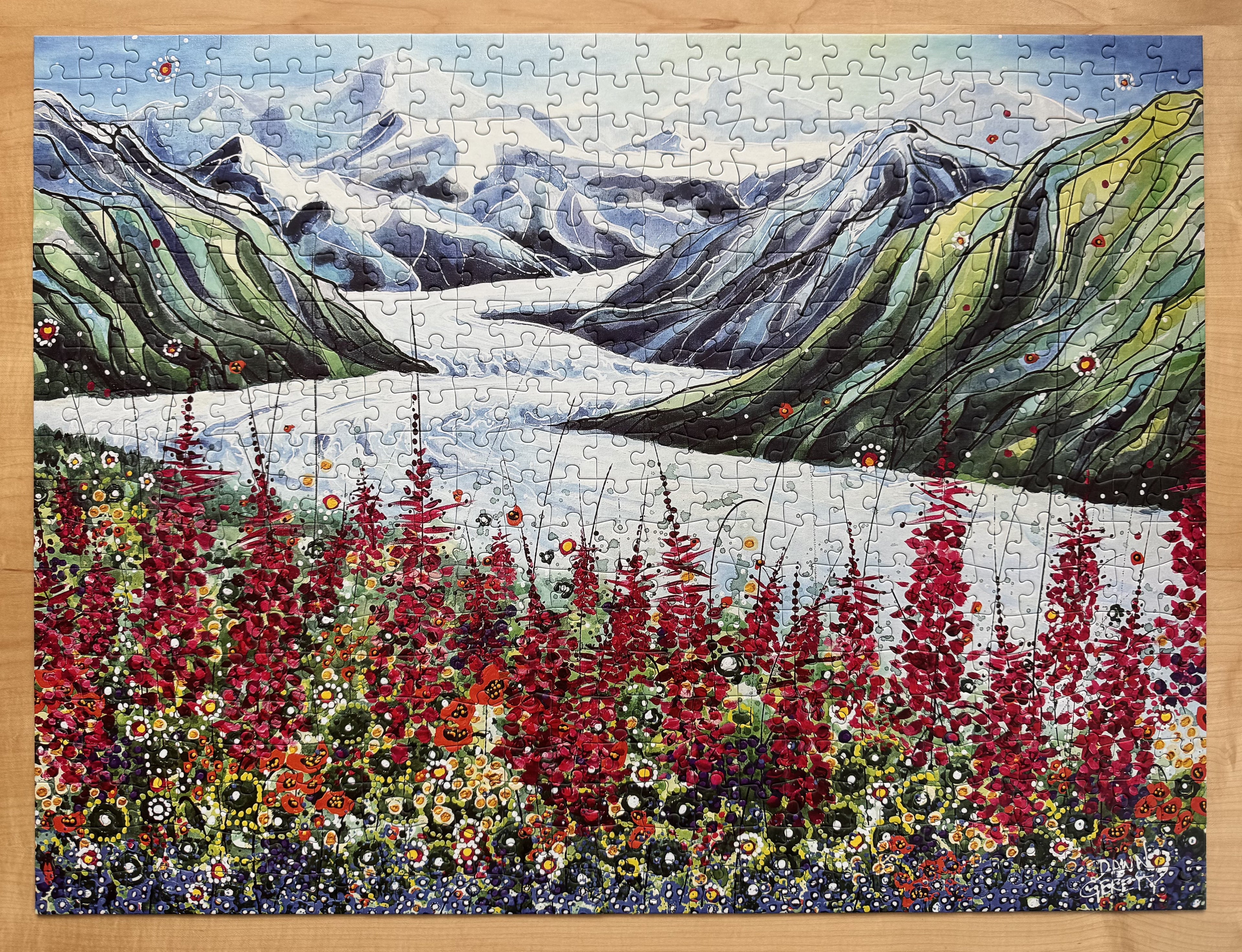 "MATANUSKA GLACIER" 500 Piece Puzzle
