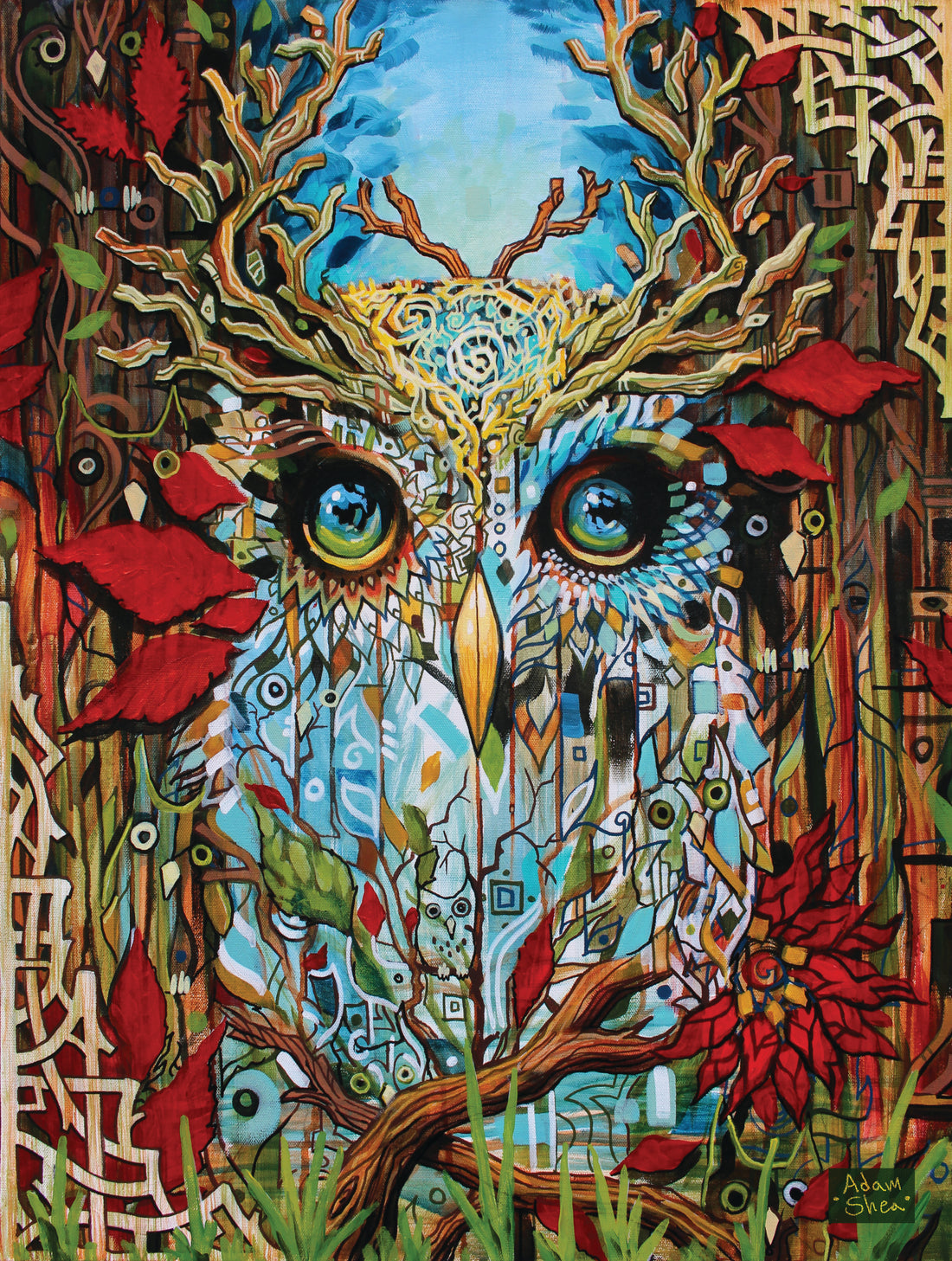 "ANTLER OWL" 500 Piece Puzzle