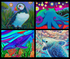 Aquatic 4 Puzzles (1000 Pieces)