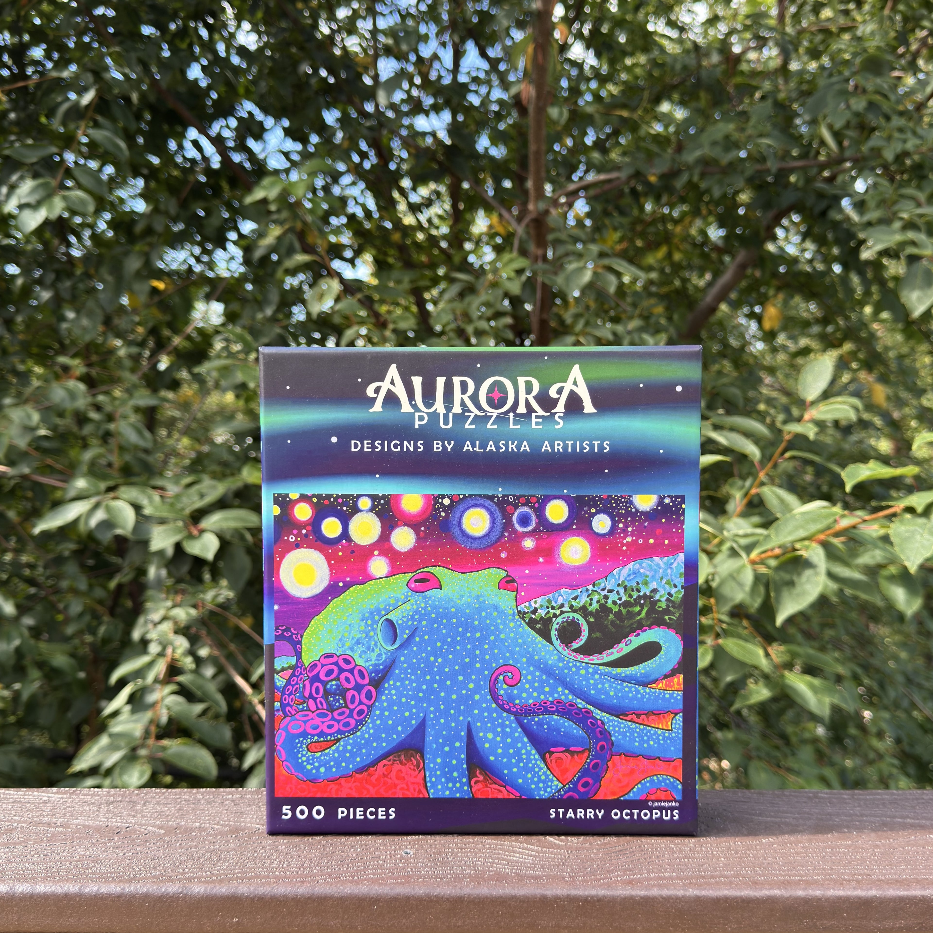 &quot;STARRY OCTOPUS&quot; 500 Piece Puzzle