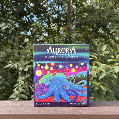&quot;STARRY OCTOPUS&quot; 500 Piece Puzzle