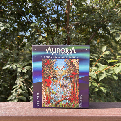&quot;ANTLER OWL&quot; 500 Piece Puzzle