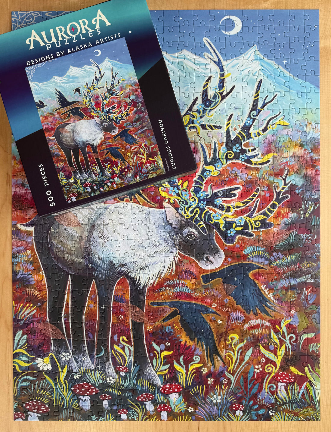 "CURIOUS CARIBOU" 500 Piece Puzzle