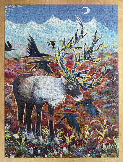 "CURIOUS CARIBOU" 500 Piece Puzzle