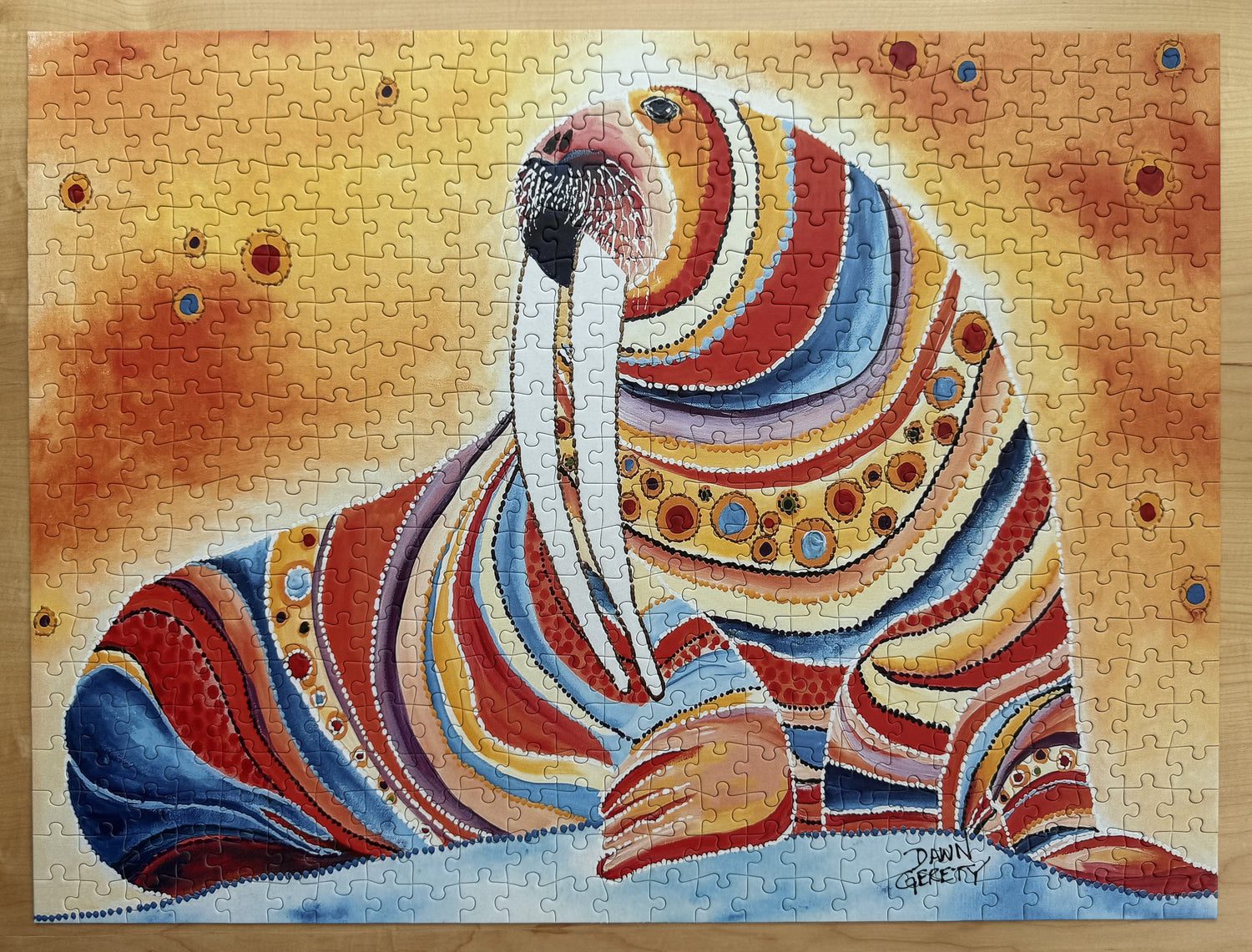 "TIGER OF THE NORTH" 500 Piece Puzzle