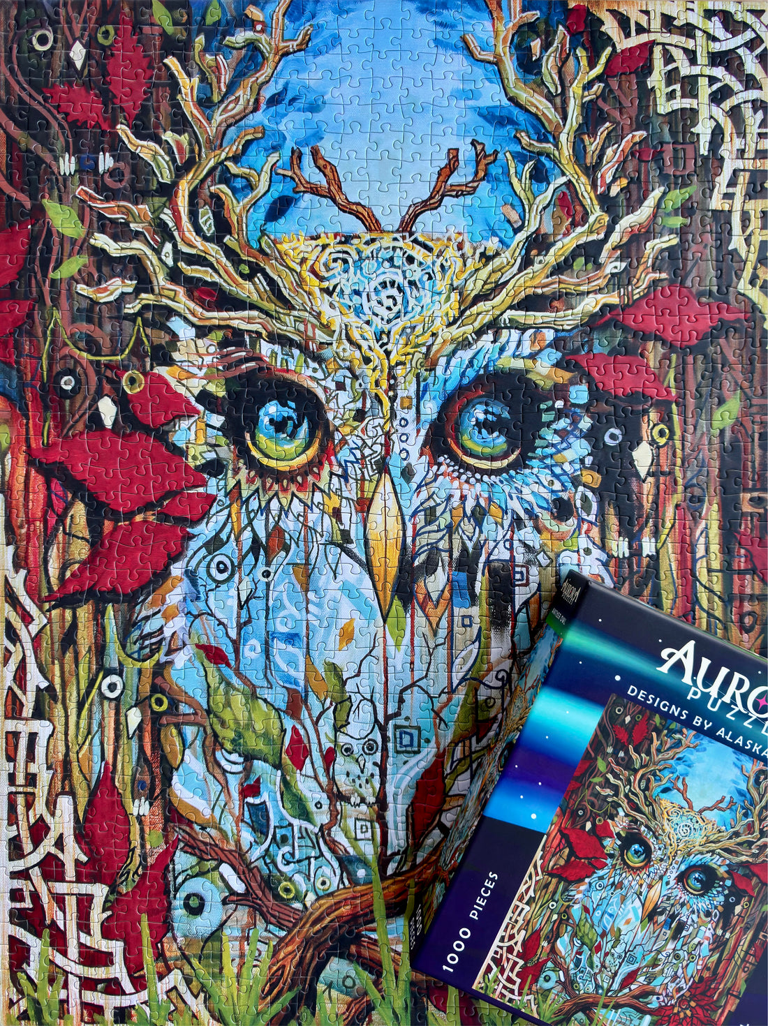 "ANTLER OWL" 1000 Piece Puzzle