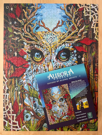 "ANTLER OWL" 500 Piece Puzzle