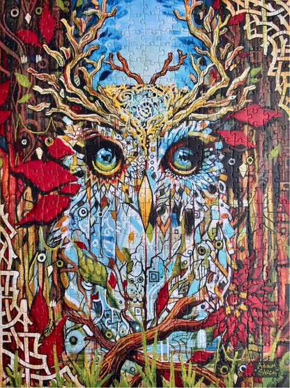 &quot;ANTLER OWL&quot; 500 Piece Puzzle