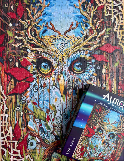 &quot;ANTLER OWL&quot; 500 Piece Puzzle