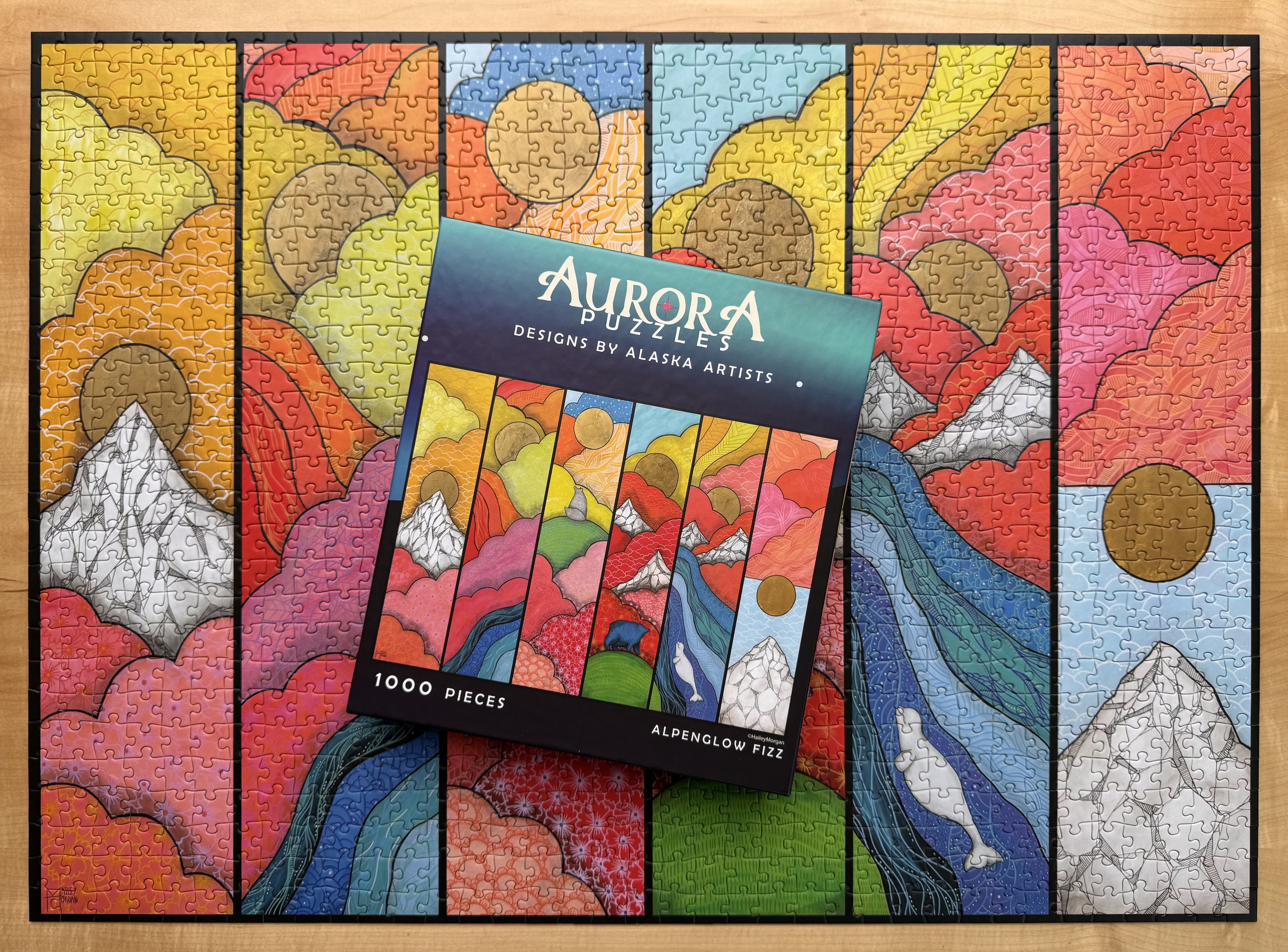 "ALPENGLOW FIZZ" 1000 Piece Puzzle
