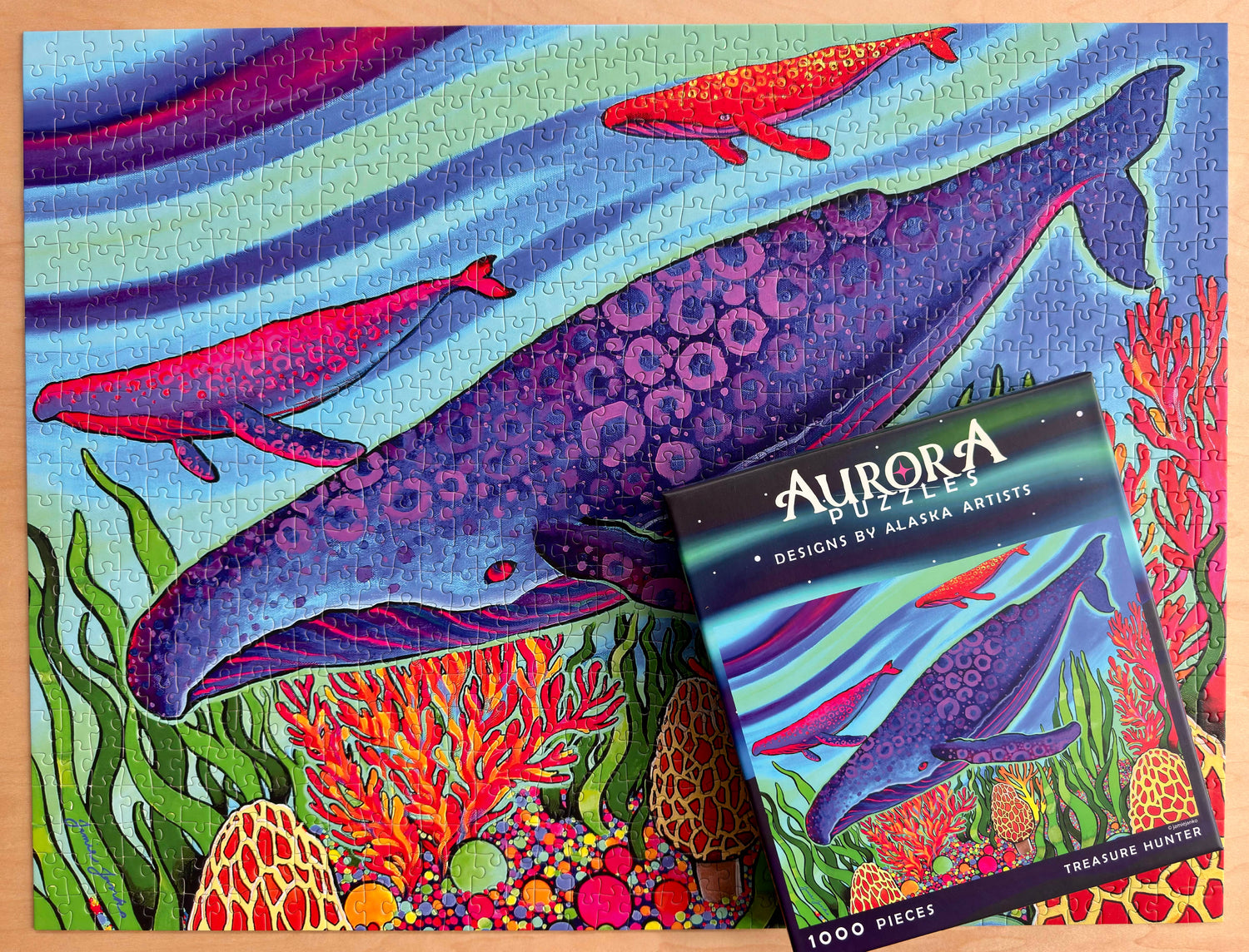 Aquatic 4 Puzzles (1000 Pieces)