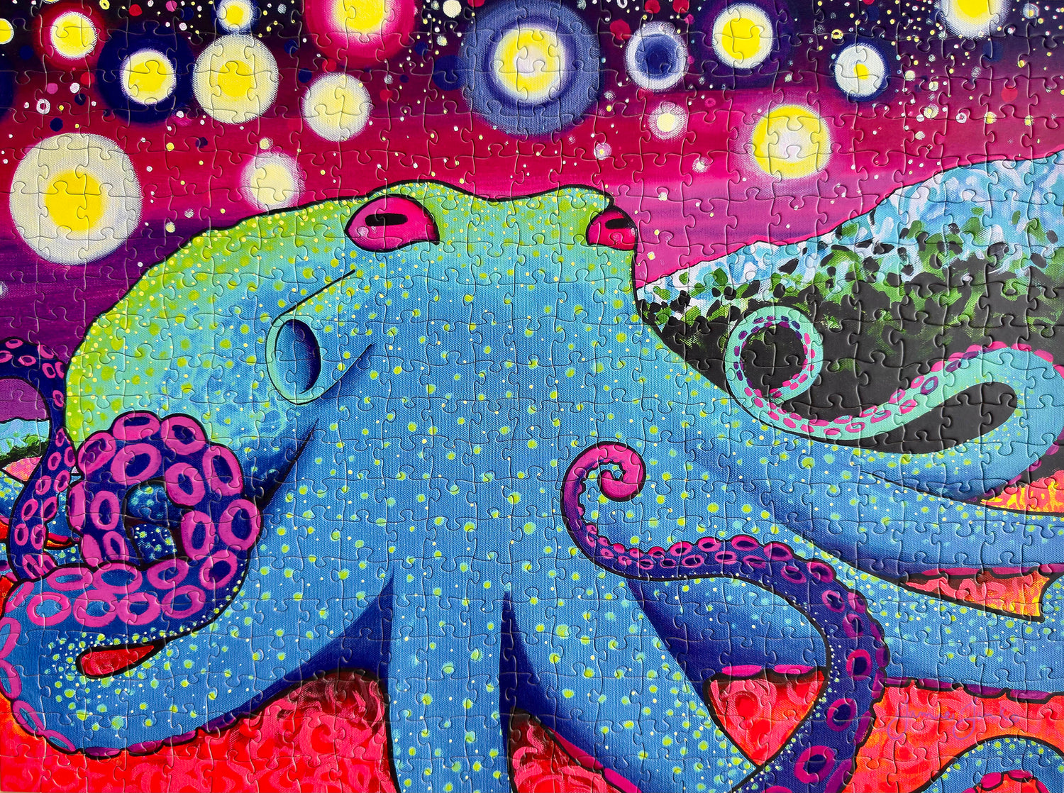 &quot;STARRY OCTOPUS&quot; 500 Piece Puzzle