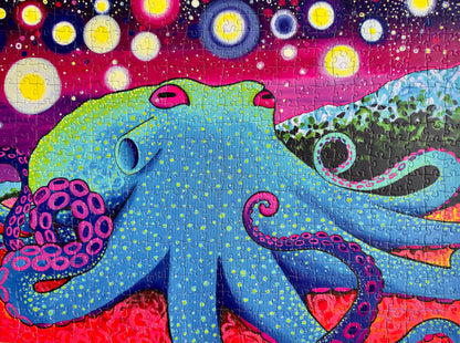 &quot;STARRY OCTOPUS&quot; 500 Piece Puzzle