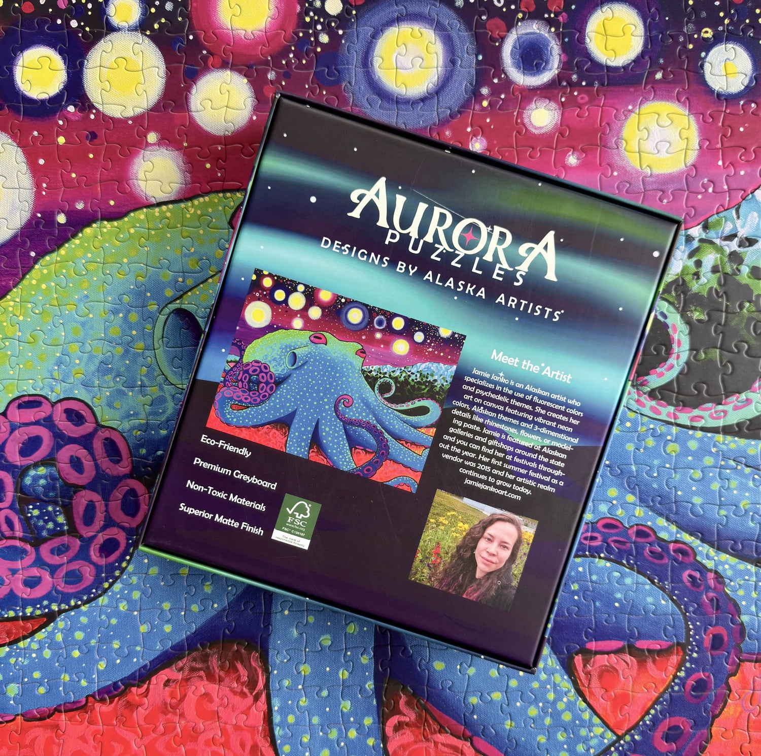 &quot;STARRY OCTOPUS&quot; 500 Piece Puzzle