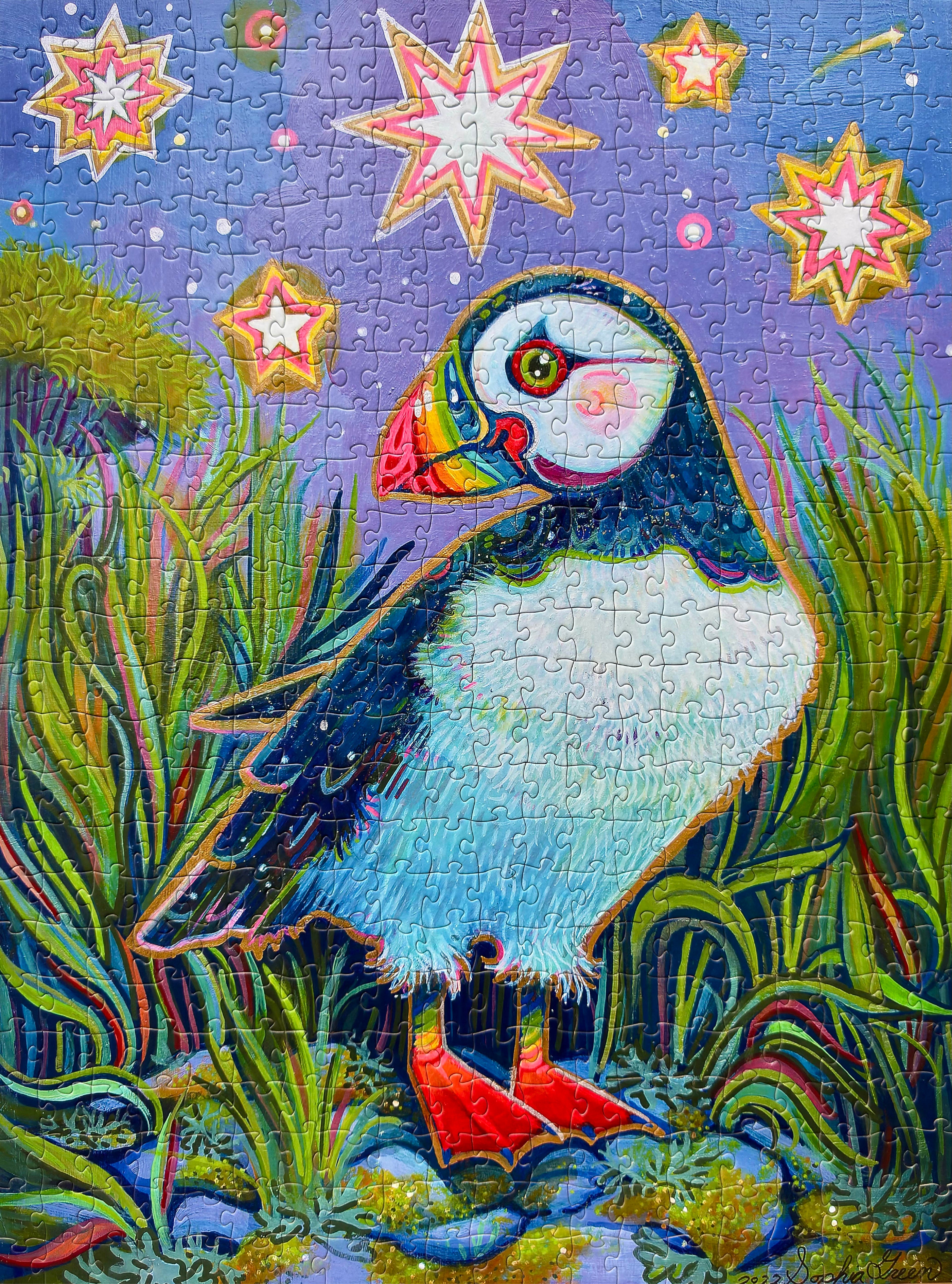 &quot;PROUD PUFFIN&quot; 500 Piece Puzzle