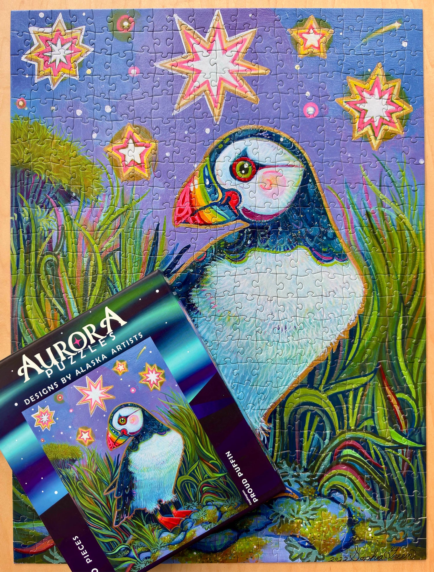 &quot;PROUD PUFFIN&quot; 500 Piece Puzzle