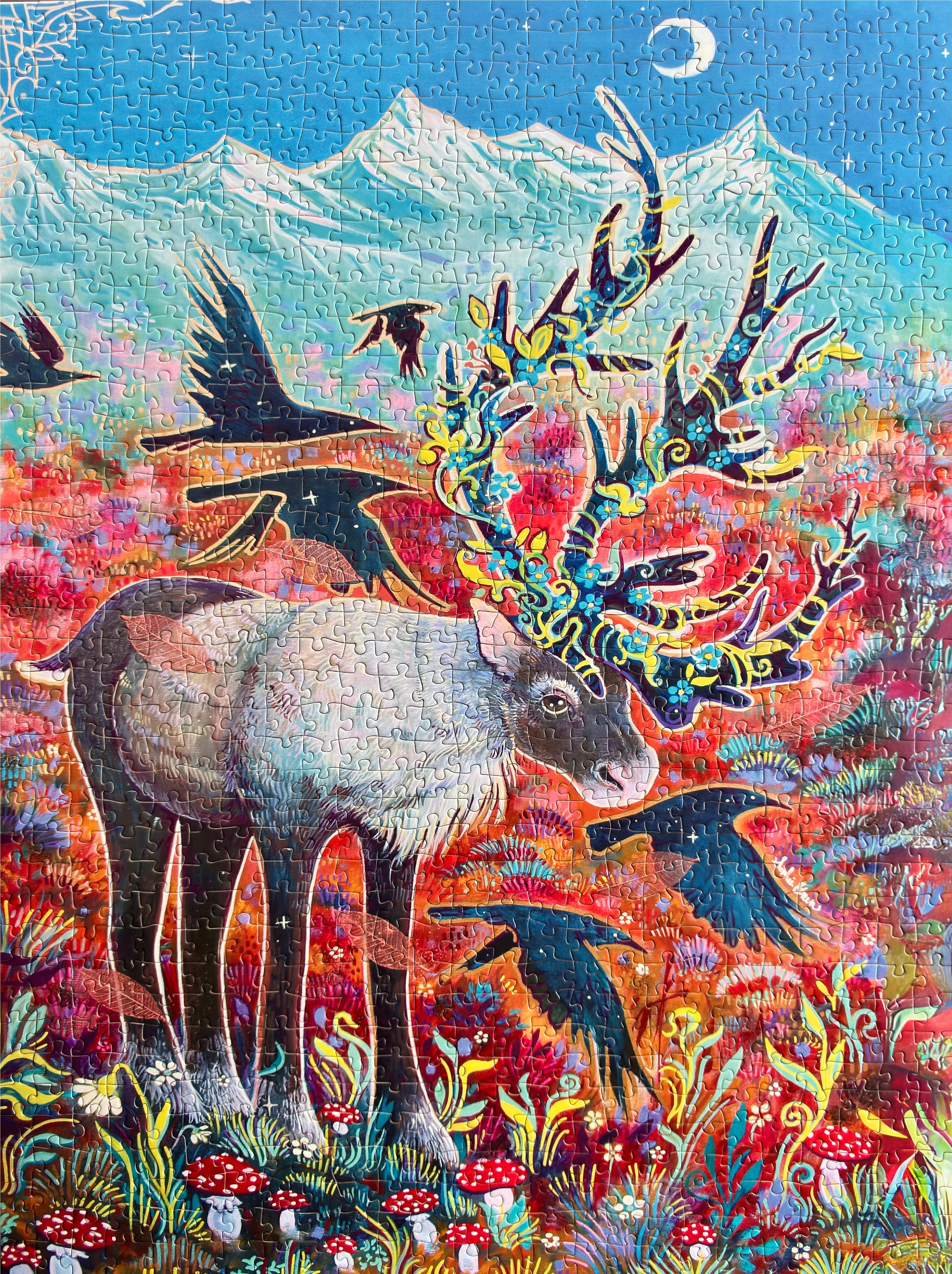 &quot;CURIOUS CARIBOU&quot; 1000 Piece Puzzle