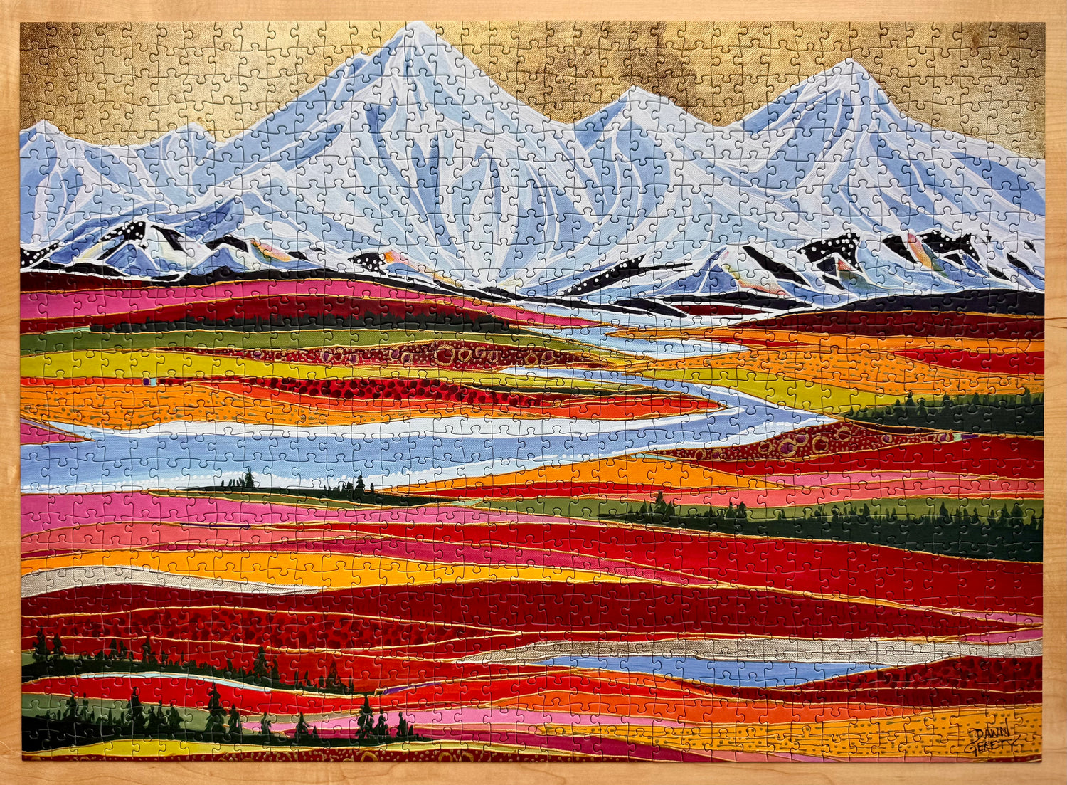 "DENALI FOOTHILLS" 1000 Piece Puzzle