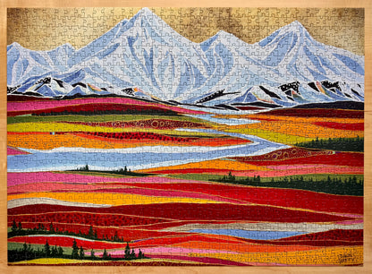 "DENALI FOOTHILLS" 1000 Piece Puzzle
