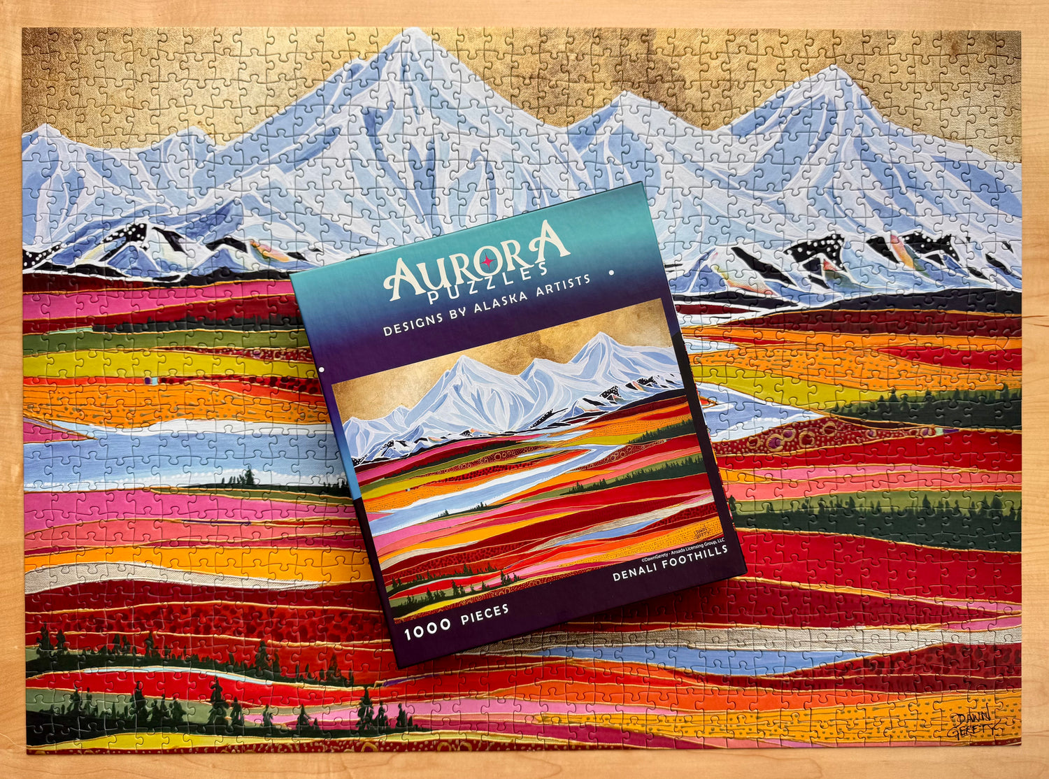 "DENALI FOOTHILLS" 1000 Piece Puzzle
