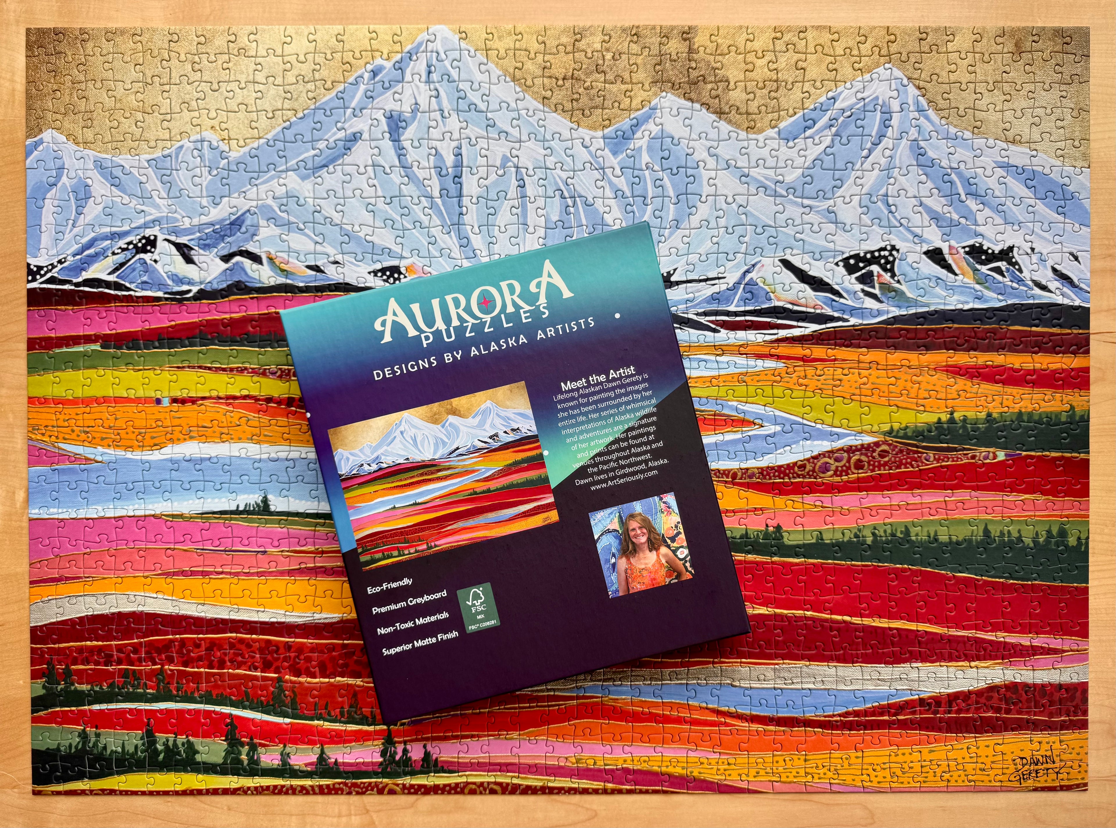 "DENALI FOOTHILLS" 1000 Piece Puzzle