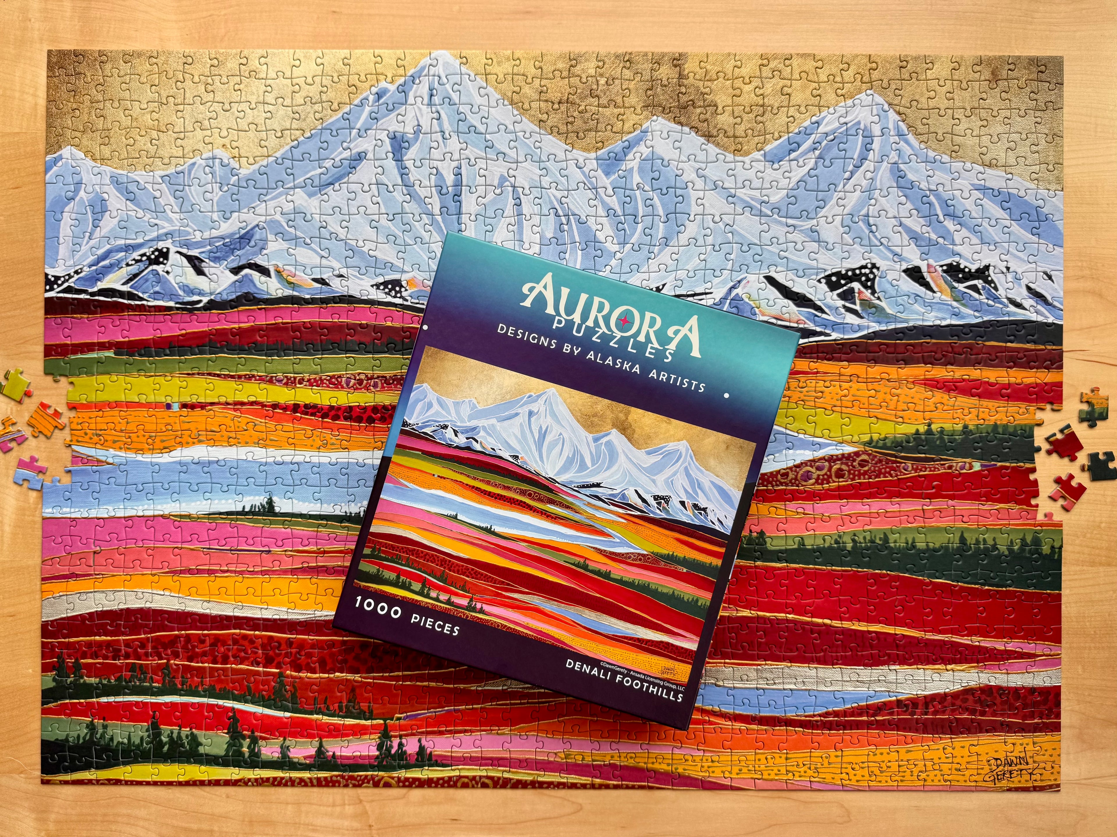 "DENALI FOOTHILLS" 1000 Piece Puzzle
