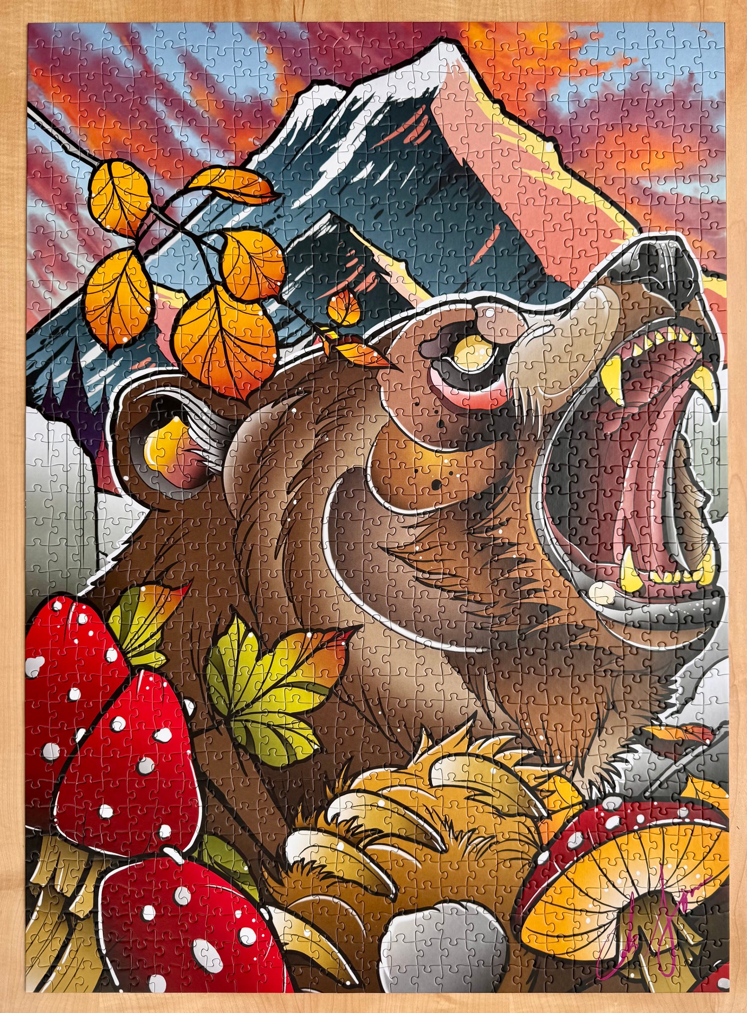 "BEARLY AWAKE" 1000 Piece Puzzle