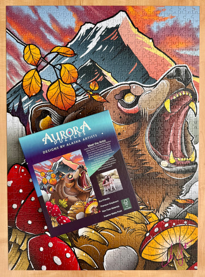 "BEARLY AWAKE" 1000 Piece Puzzle