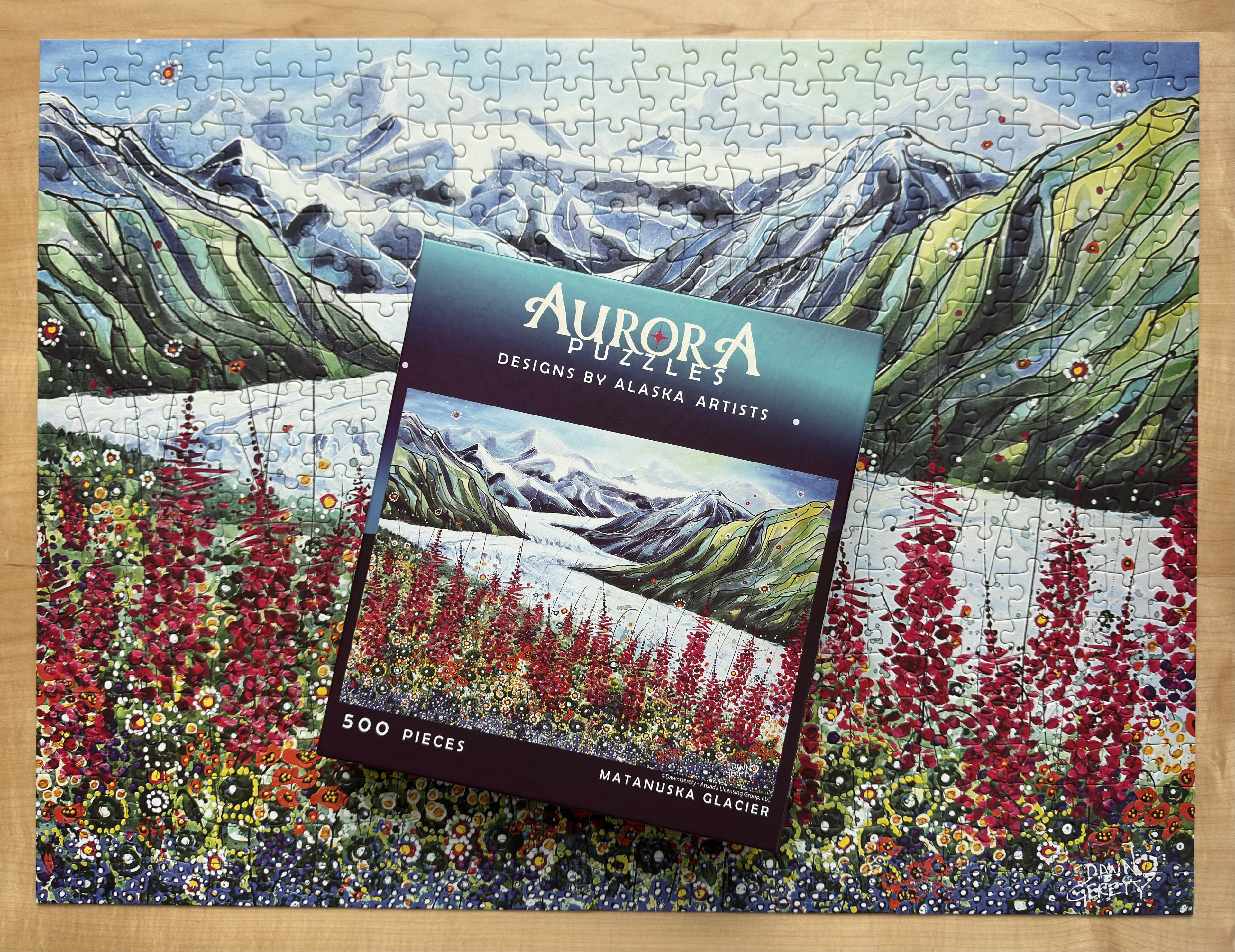 "MATANUSKA GLACIER" 500 Piece Puzzle