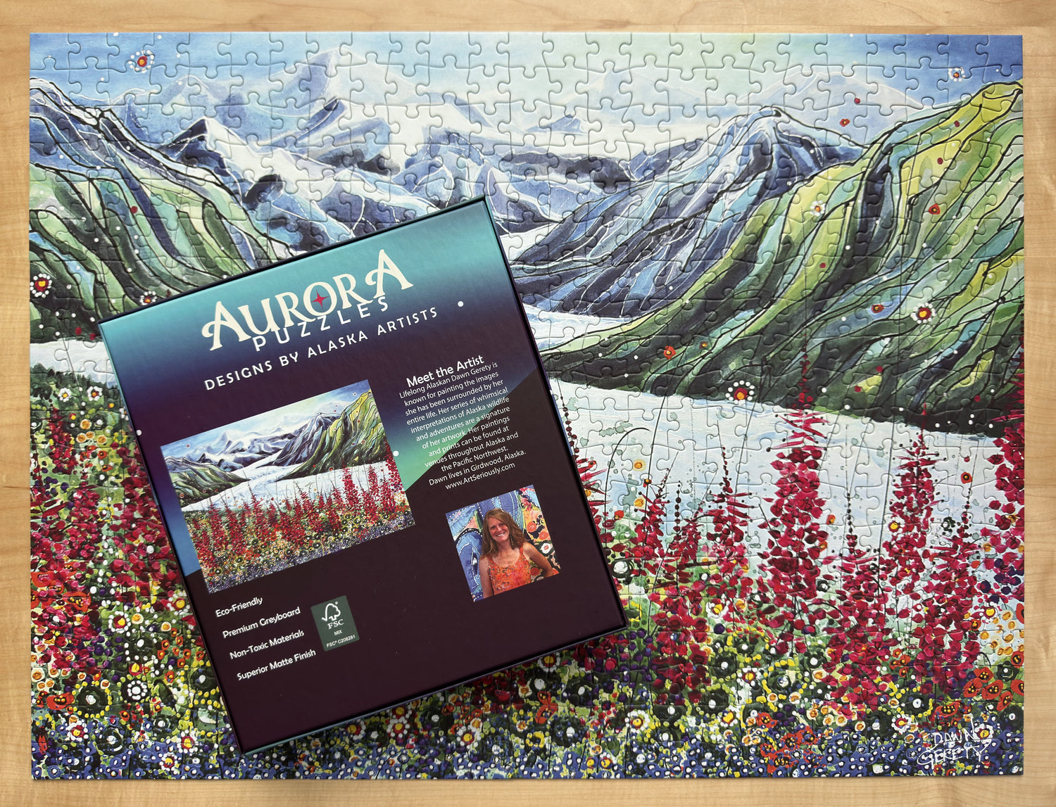 "MATANUSKA GLACIER" 500 Piece Puzzle