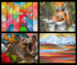 2026 Spring Collection 4 Puzzles (1000 Pieces)