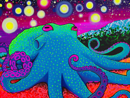 &quot;STARRY OCTOPUS&quot; 500 Piece Puzzle
